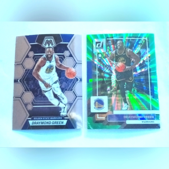 Draymond Green 2022-23 Panini Mosaic #143 + 2022-23 Panini Donruss #118 - Picture 1 of 2